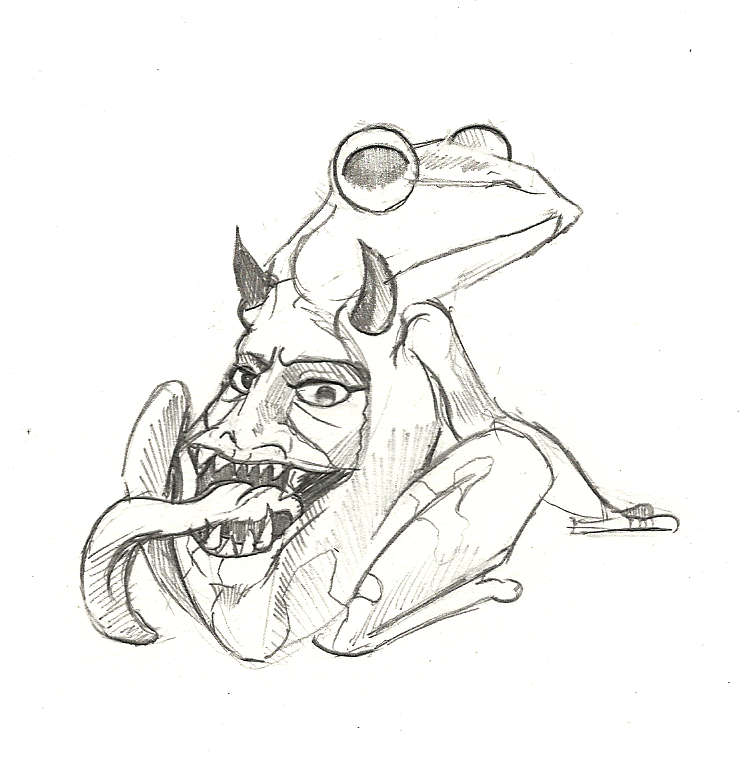 751x768 Pencil Sketch Frogface Neil Mcdonald