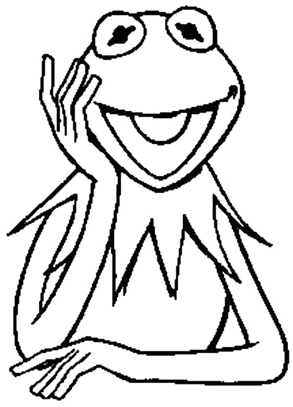 600x833 Classy Kermit The Frog Coloring Pages Crayola Photo Movie Page L