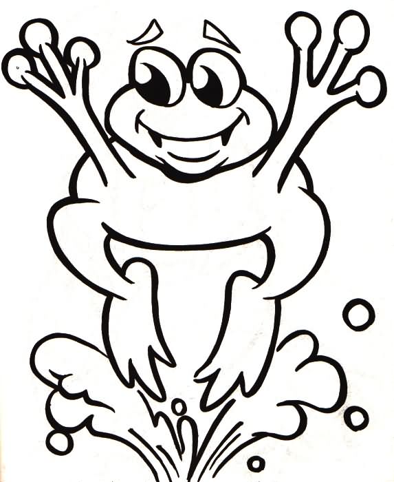 573x700 Jumping Frog Coloring Pages Coloring Butter Frogs