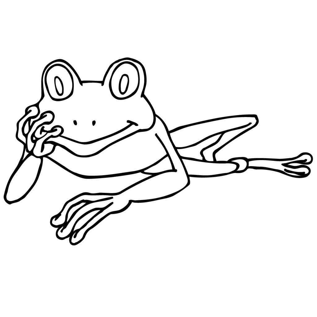 1024x1024 Drawings Of Frogs Cartoon Frog Drawings Clipartsco