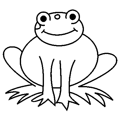 390x390 Coloring Pages Delightful Frog Drawing For Kids Gie5gbn4t