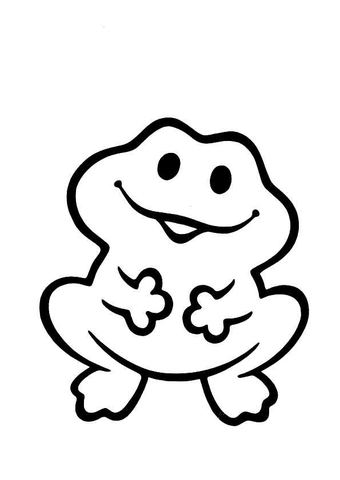 340x480 Funny Frog Coloring Page Free Printable Coloring Pages