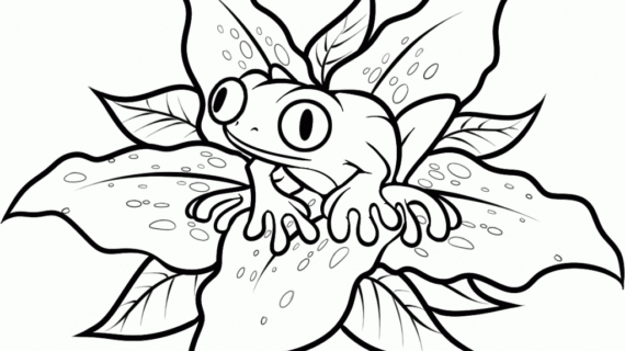 570x320 How To Draw A Frog Easy Frog How To Draw A Frog Easy Drawing