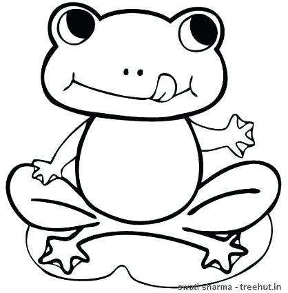 418x425 Coloring Pages Of Frogs Coloring Pages For Girls Frogs Printable