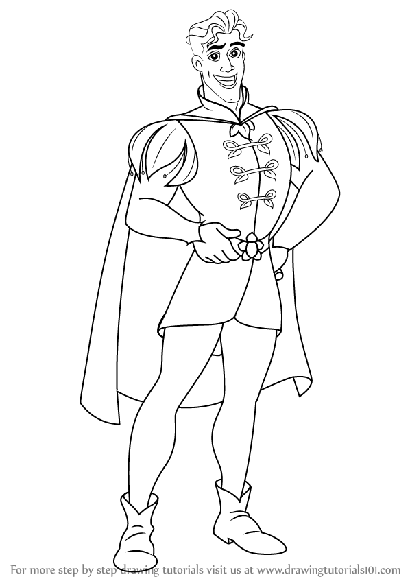 598x844 Learn How To Draw Prince Naveen From The Princess And The Frog