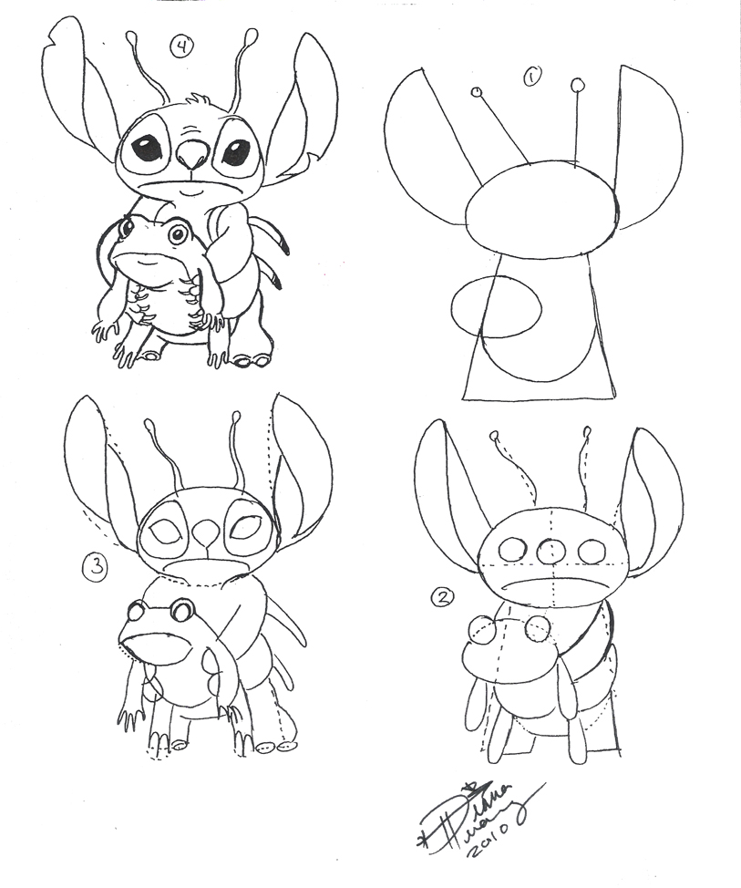 813x974 Draw Stitch With Frog Buddy By Diana Huang