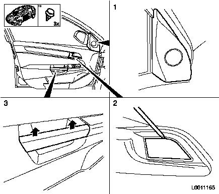 435x385 Open Front Door Drawing