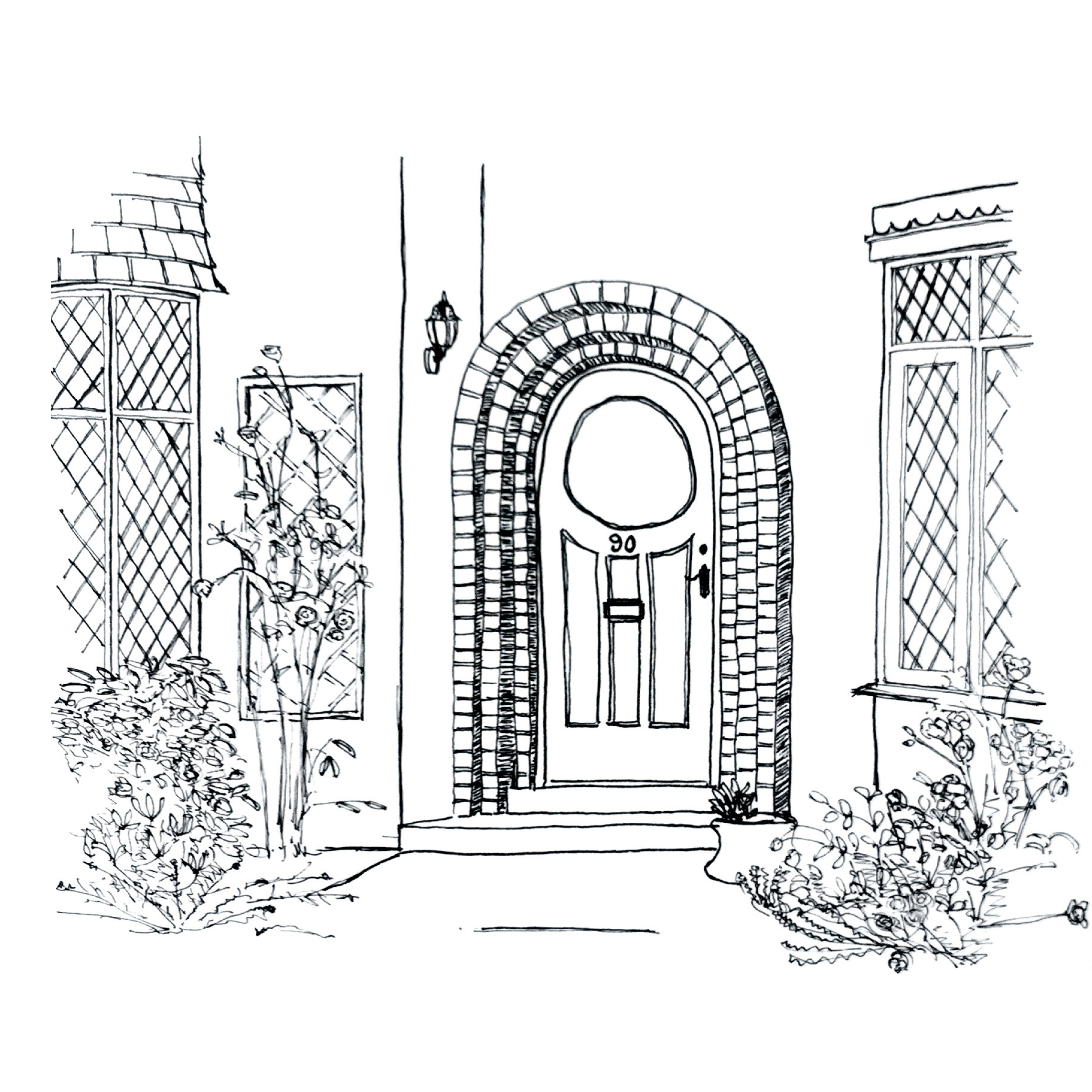 3544x3544 Front Door 50 Degrees North