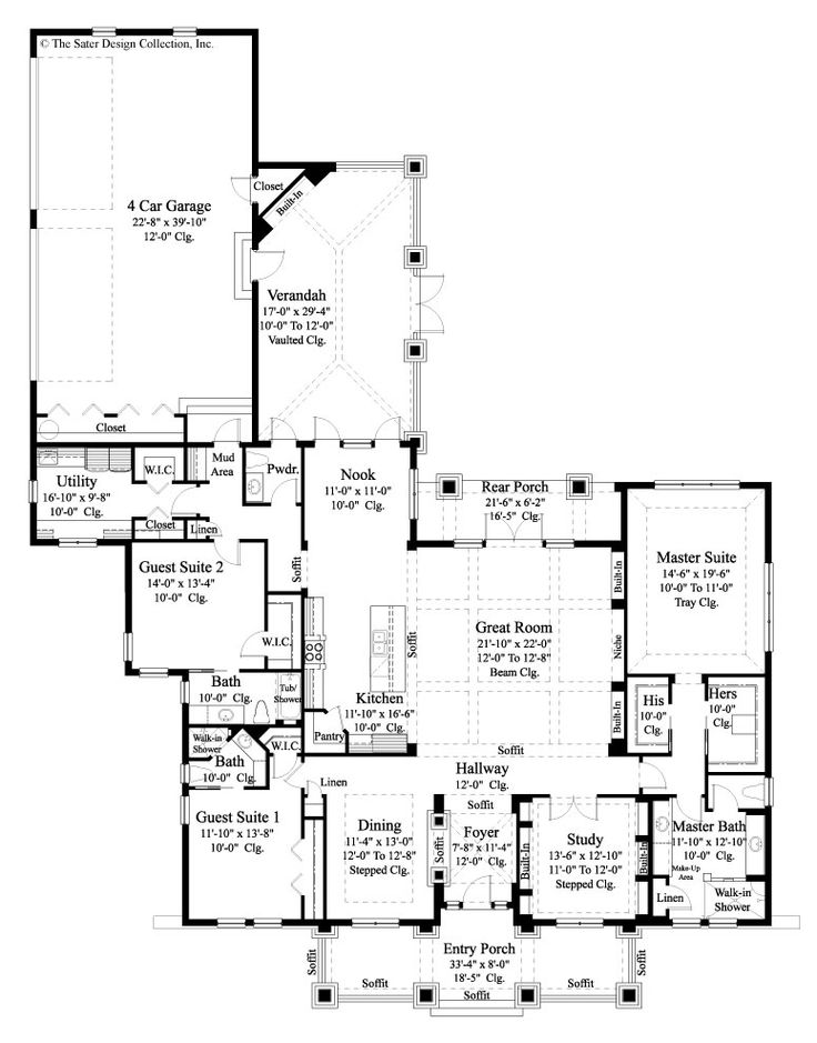 736x939 43 Best Craftsman And Prairie Style Home Plans