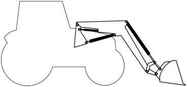 368x172 Front End Loader With Automatic Levelling For Farm Tractors