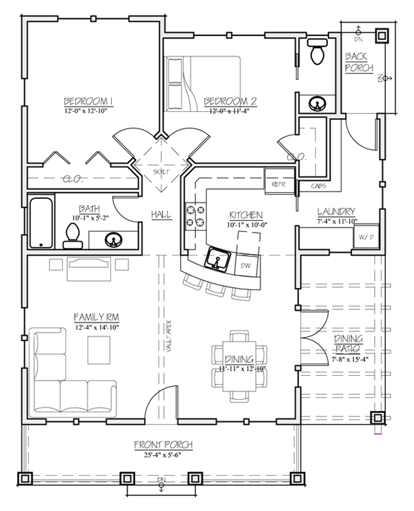 600x740 Madson Design House Plans Gallery