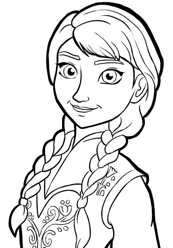600x861 Elsa From Frozen Coloring Pages, Coloring Page Frozen Anna
