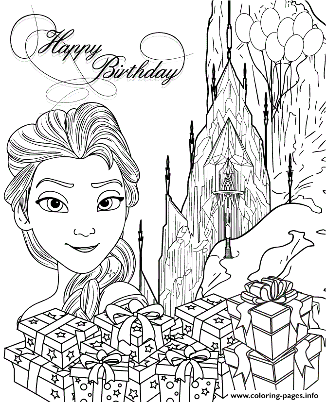 670x828 Elsa Ice Castle Gifts Colouring Page Coloring Pages Printable