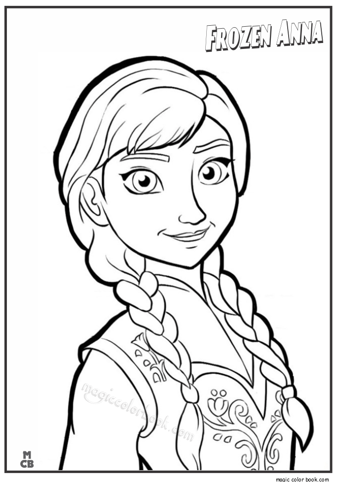 685x975 Frozen Anna Coloring Pages