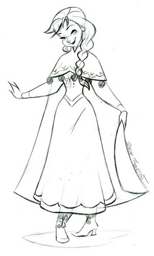 301x500 Frozen Images Anna Concept Art Wallpaper And Background Photos