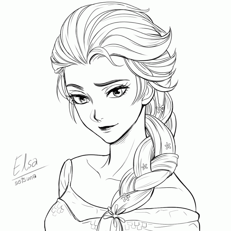 800x800 Anna Elsa Coloring Pages Az Many Interesting Cliparts