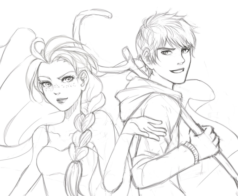 984x812 Jack Frost And Elsa Coloring Pages Anna From Frozen Coloring Pages