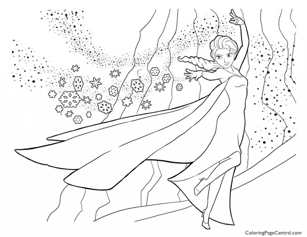 1024x791 Frozen Elsa 04 Coloring Page Coloring Page Central