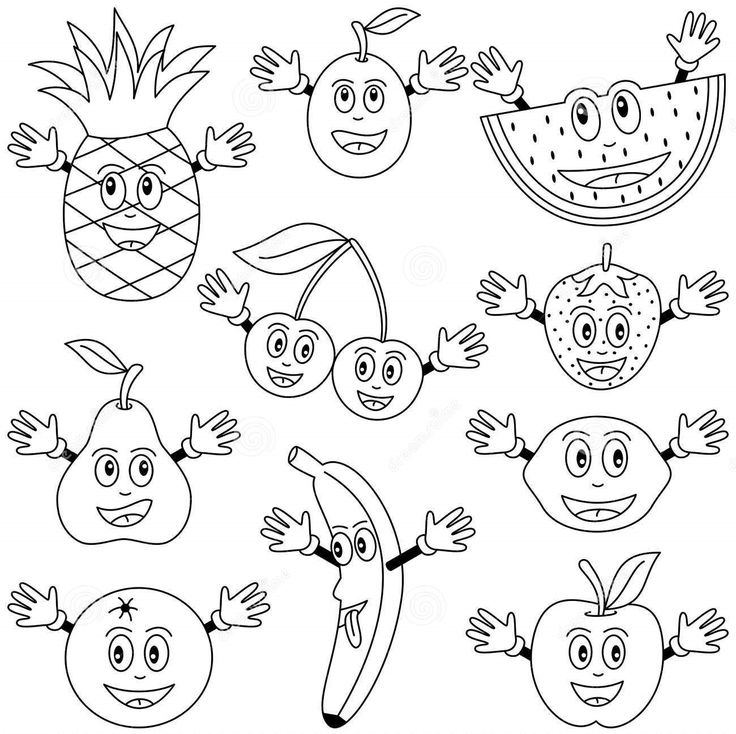 736x734 Compromise Fruits Coloring Pages Best 25 Fruit Ideas