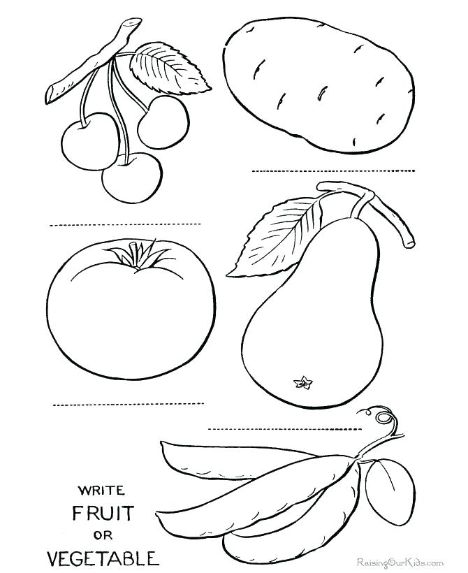 670x820 Luxury Coloring Pages Fruits And Vegetables Online Free Printable
