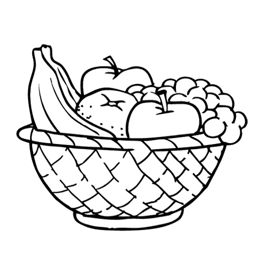Fruit And Vegetables Drawing