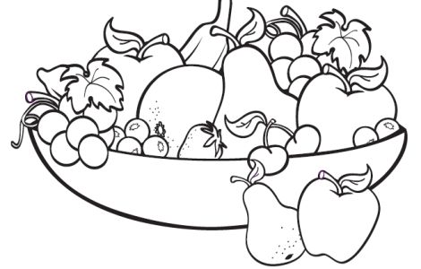 470x300 Basket Coloring Pages