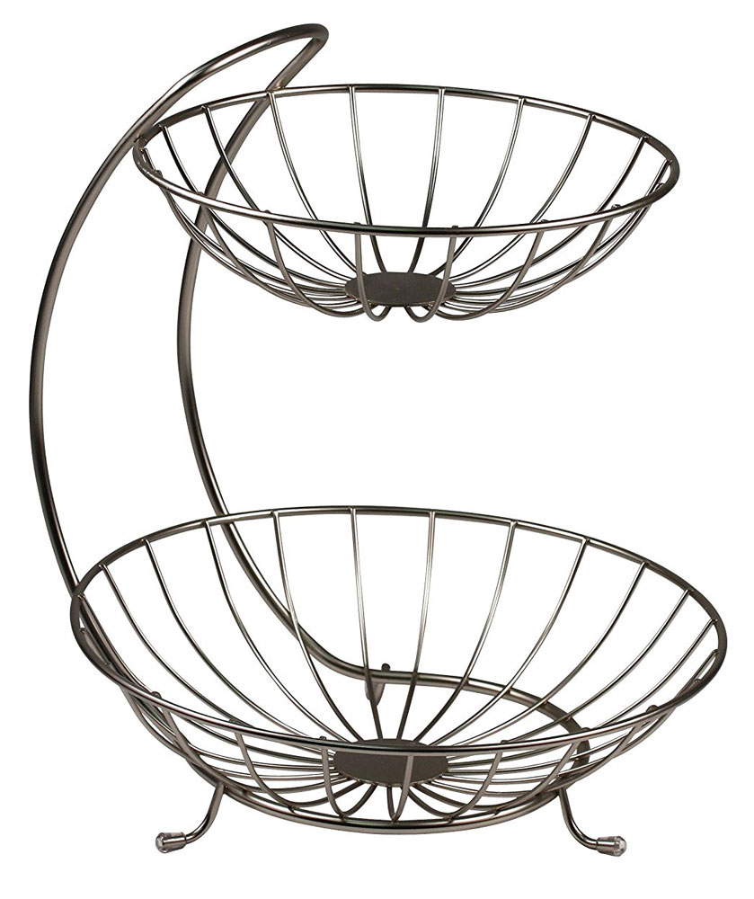 839x1000 Two Tier Curved Fruit Basket In Fruit Baskets