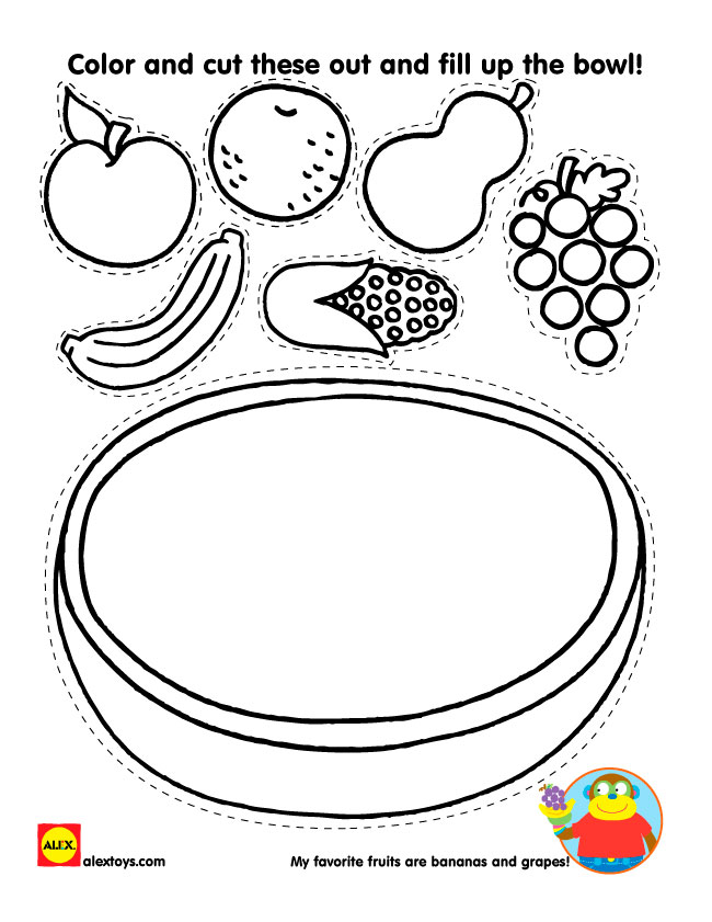 650x841 Fruit Bowl Printable