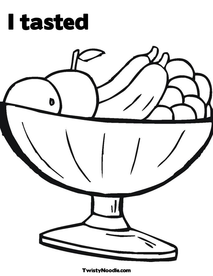 685x886 Chic And Creative Coloring Page Of Fruit Bowl Pages Bowls