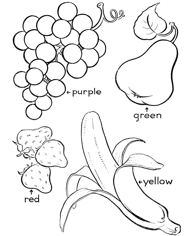 670x820 Coloring Pages For Kids Fruits Colouring Pretty Draw Page