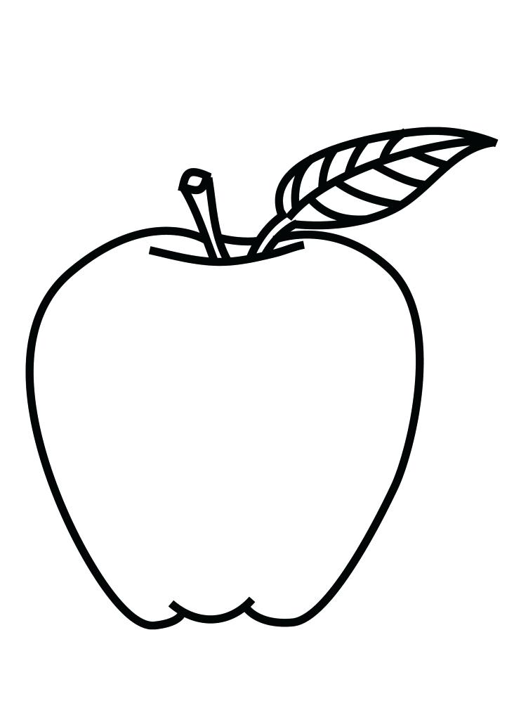 732x1024 Apple Color Pages Apple Outline Drawing Pics Of Apple Coloring