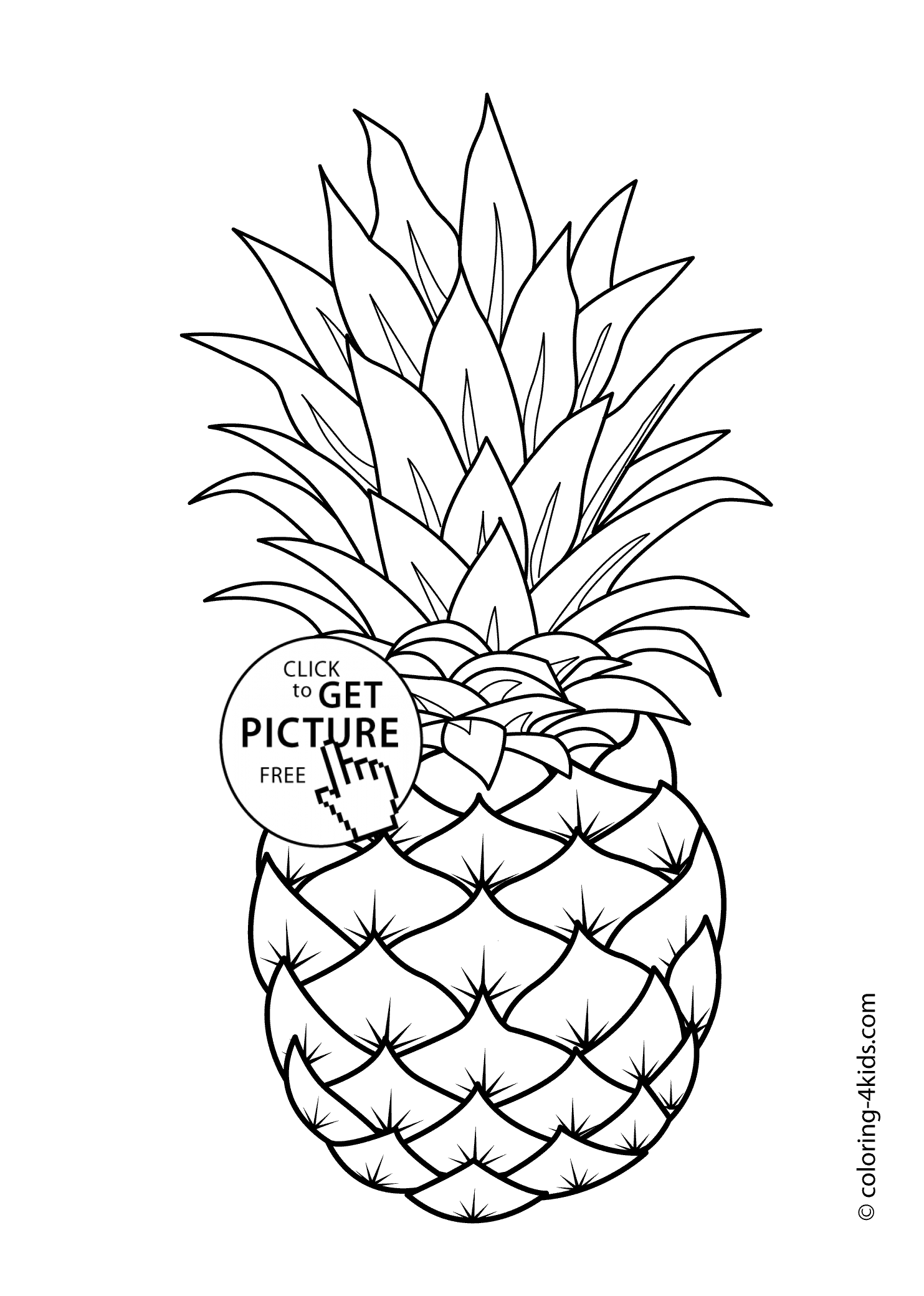 1483x2079 Fruits Coloring Pages For Kids, Printable Free