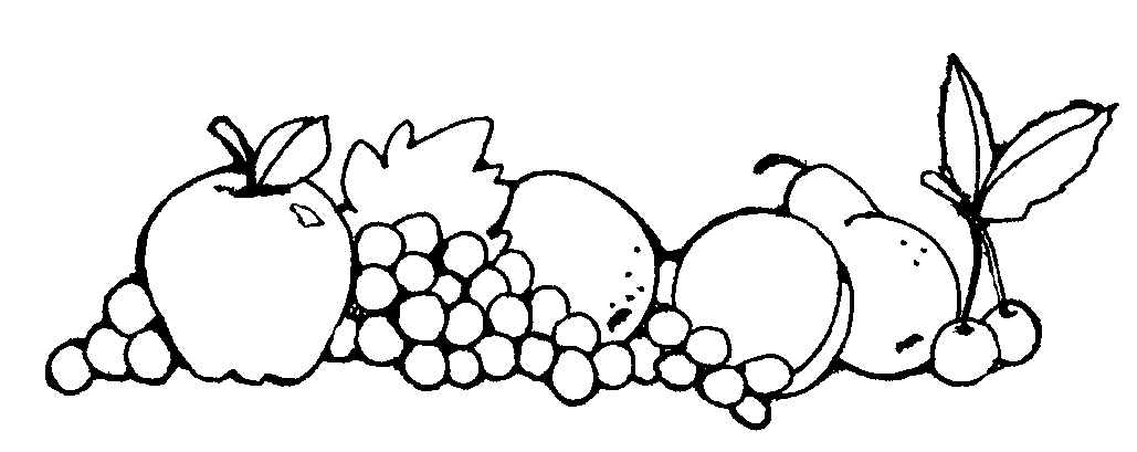 1029x409 Fruits And Vegetables Basket Clipart Black And White