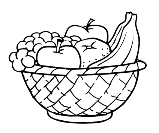 530x441 Vegetable Clipart Basket Drawing