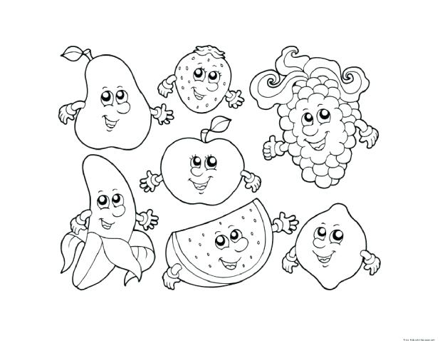 618x478 Fruits Coloring Pages Fruit Coloring Pages 9 Fruits Of The Spirit