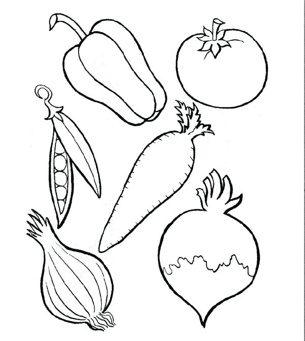 600x669 Outstanding Enchanting Fruit Drawings To Color Free Download