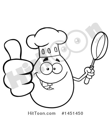 450x470 Egg Mascot Clipart
