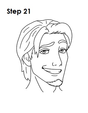 300x388 How To Draw Flynn Rider