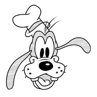 200x200 How To Draw Goofy Full Face