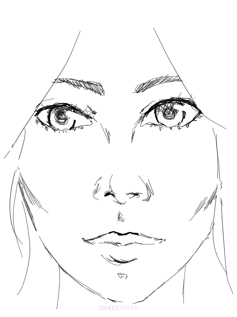 768x1024 Full Face Sketch 2 By Cleoxmo