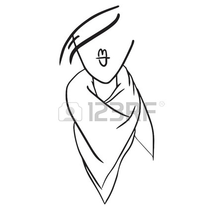 450x450 Hand Drawn Woman With Beautiful Hair And Nice Full Lips Icon