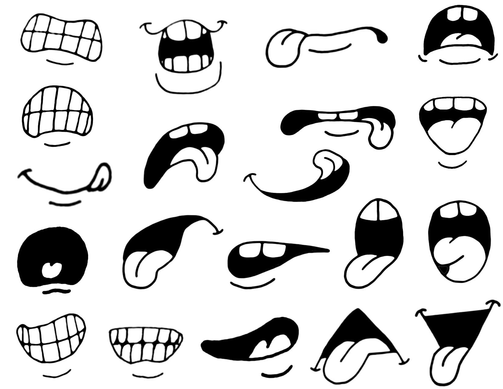 1650x1275 Cartoon Lips Drawing How To Draw Cartoon Mouths.