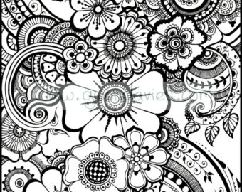 340x270 Adult Colouring In Pdf Download Tree Dragonfly Henna Zen