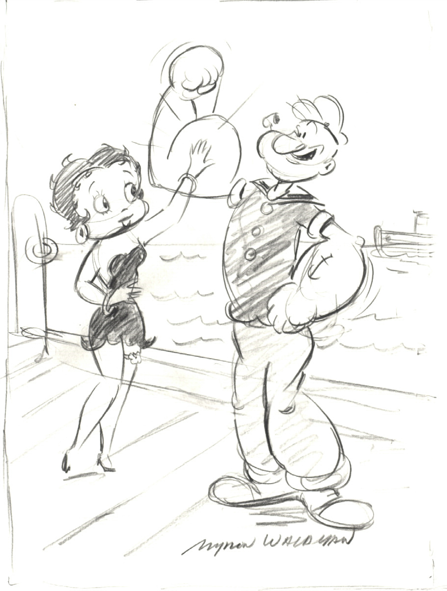 913x1206 Betty Boop Drawings Popeye Betty Boop Original Concept Drawing