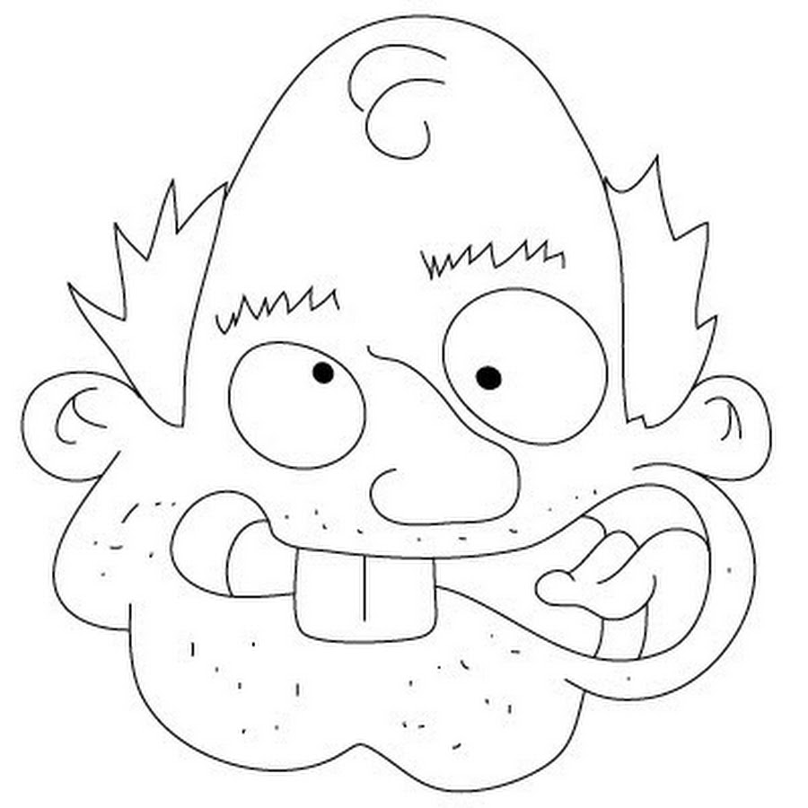 900x900 Funny Cartoon Face Drawing Picture