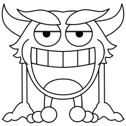 260x260 Scary Cartoon Drawings Fun For Christmas