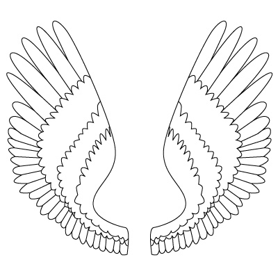 400x400 How To Draw A Heart With Wings