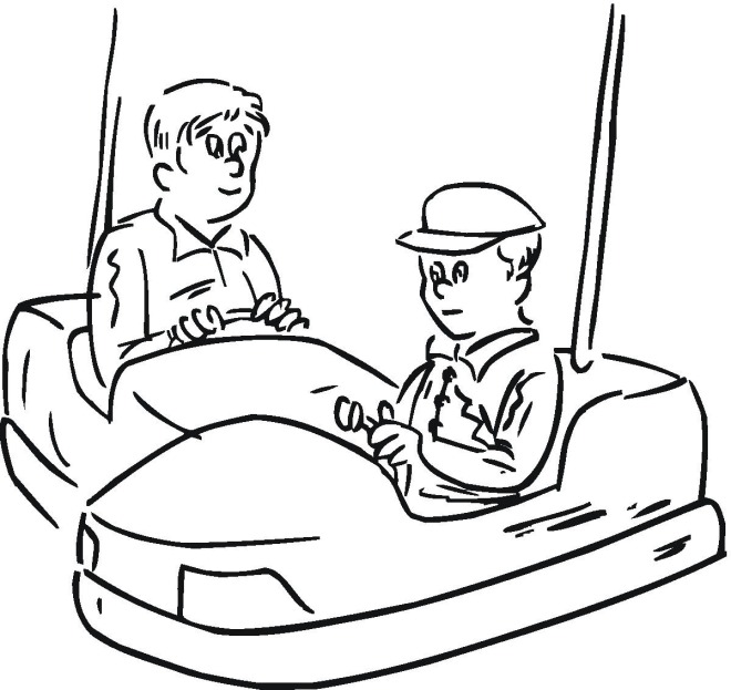 660x623 Fair Rides Coloring Pages