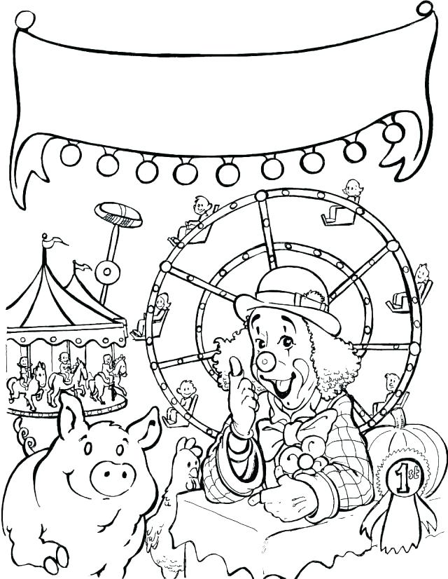 640x826 Fun Fair Coloring Pages Coloring Collection