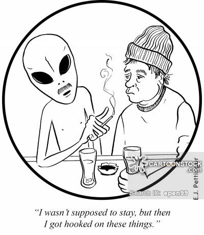 400x461 Hooked On Smoking Cartoons And Comics